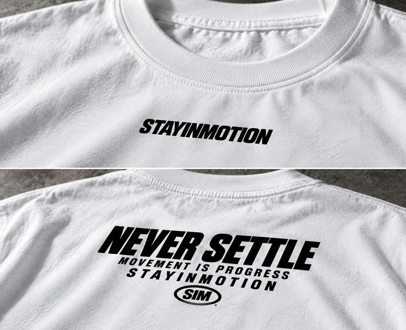 STAYINMOTION Motion Tee - White