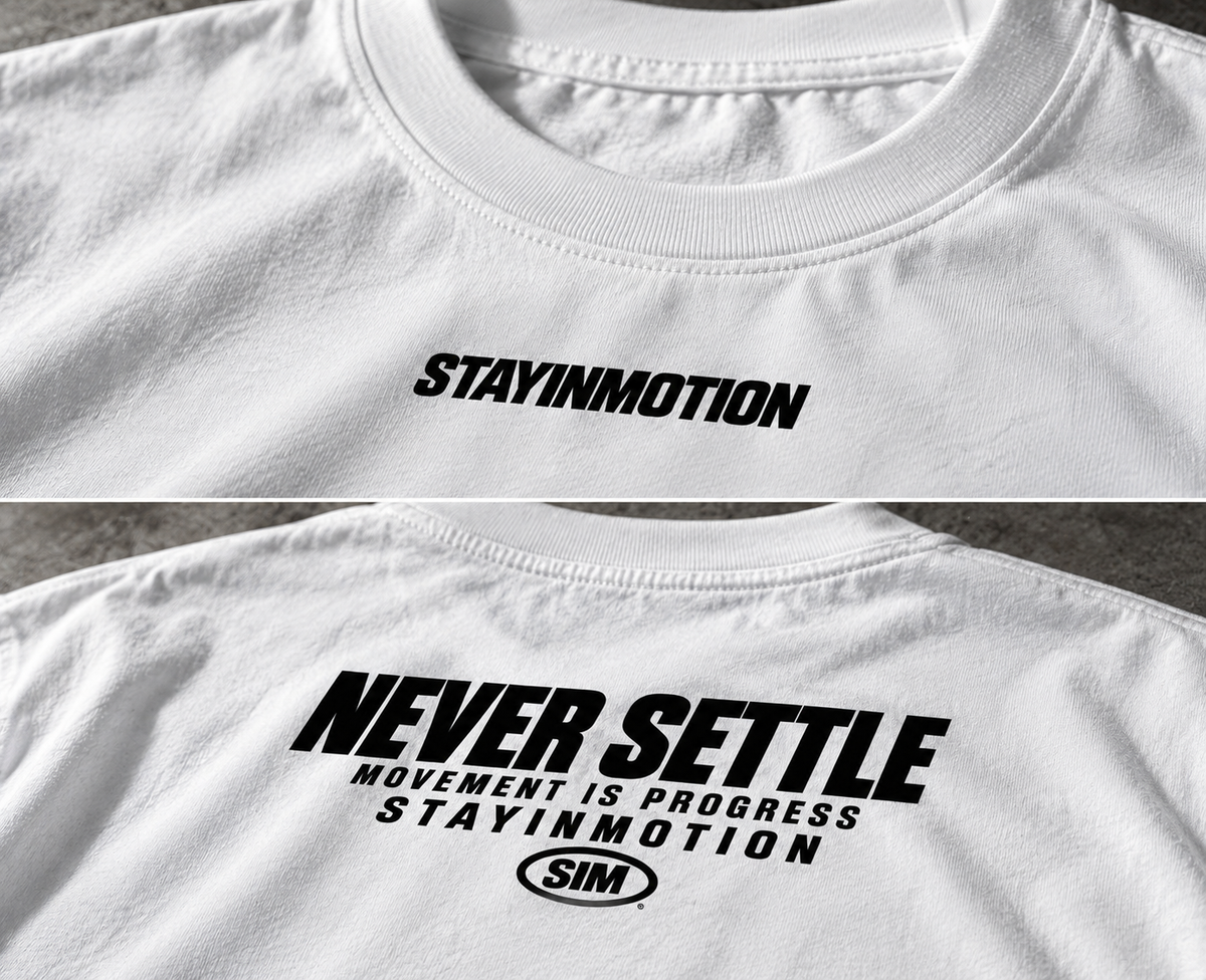 STAYINMOTION Motion Tee - White
